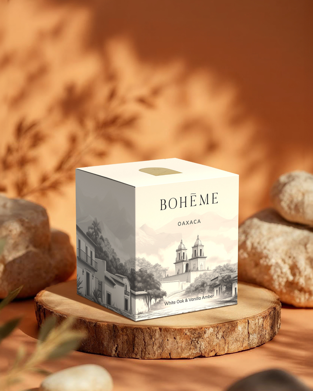 Oaxaca Candle – Wild Oak, Vanilla & Amber | Boheme Fragrances