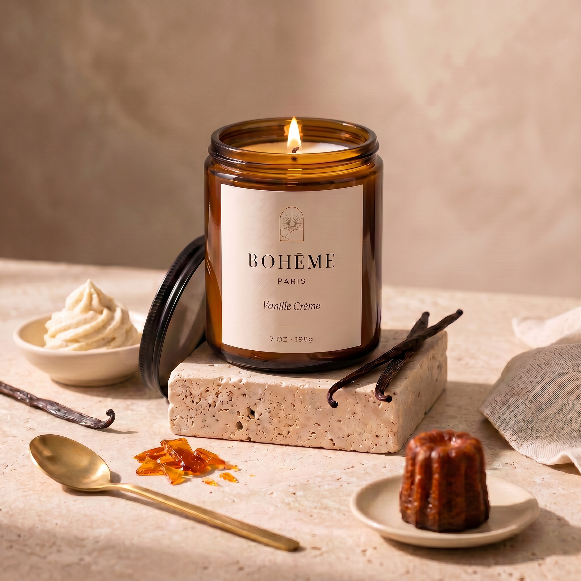 Vanille Crème Candle — Paris