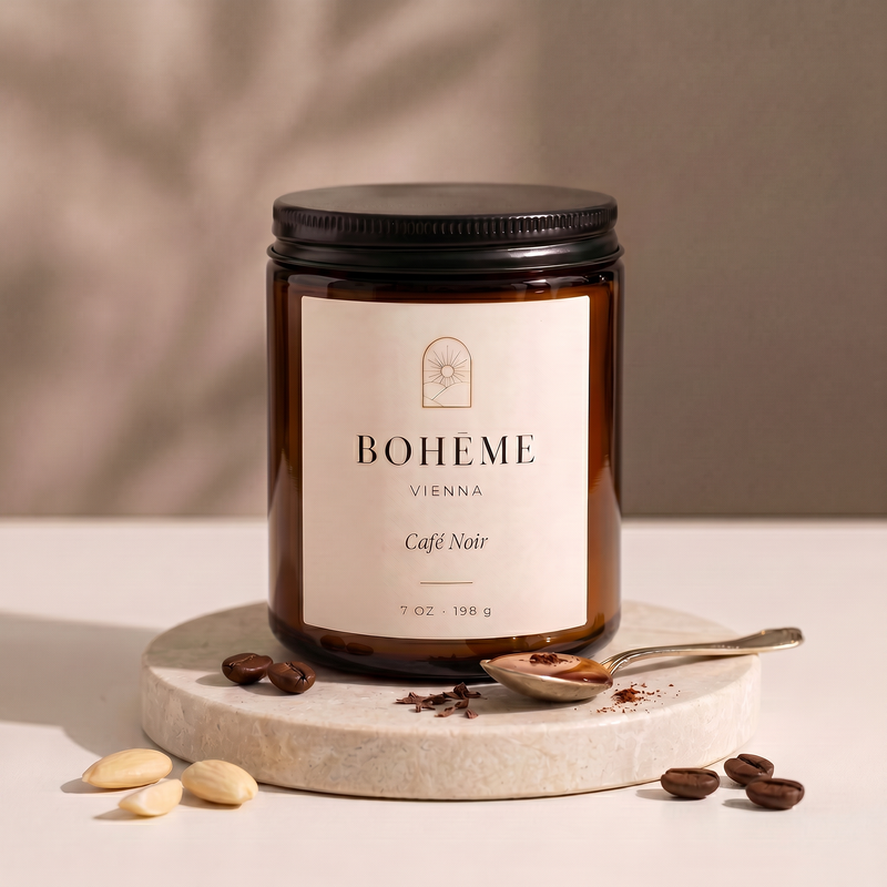 Café Noir Candle — Vienna
