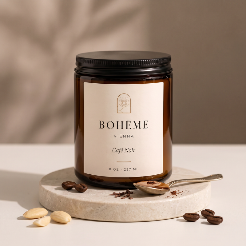 Café Noir Candle — Vienna